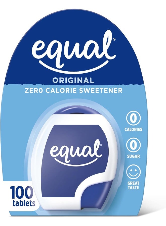 Equal Aspartame Zero Calorie Sweetener 100 Tablets - Image 1
